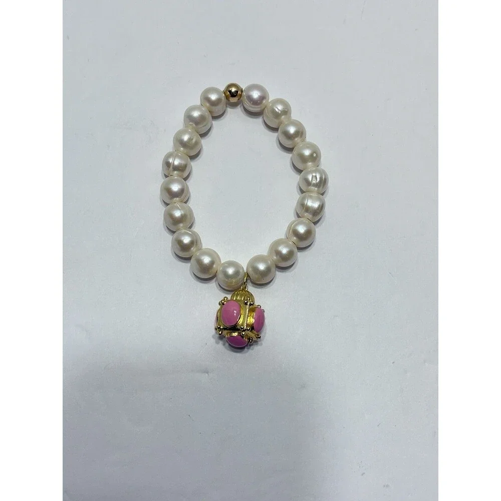 Mary Caroline Spano Light of the World Pearl Bracelet